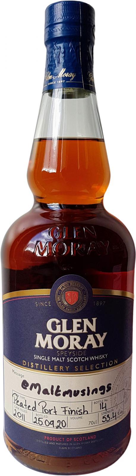 Glen Moray 2011  Hand Bottled at the Distillery
