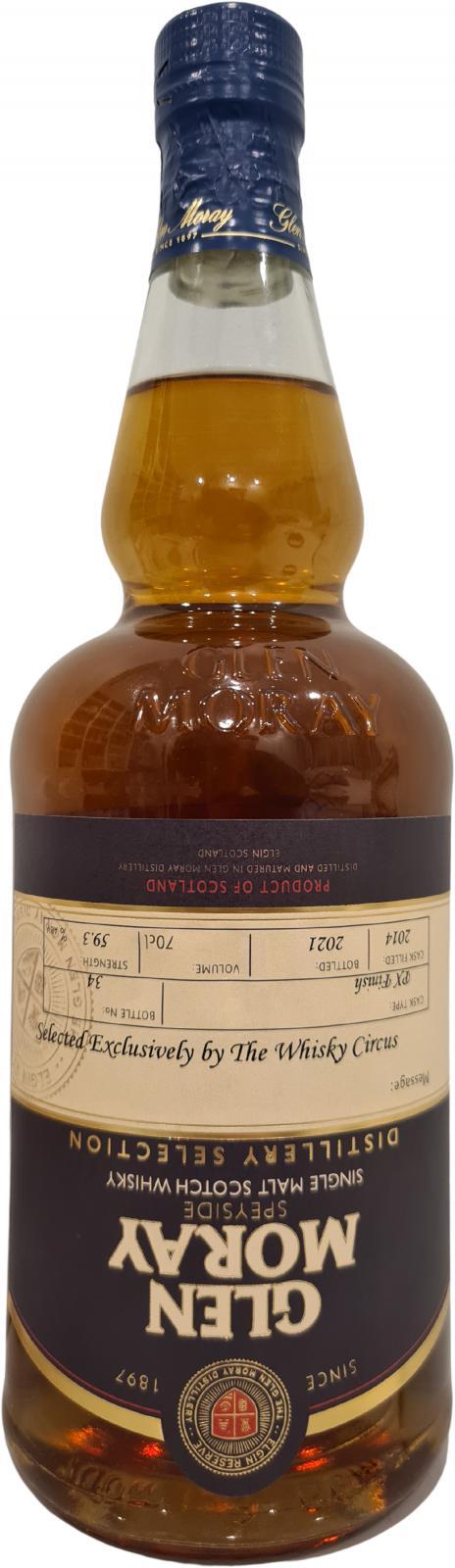 Glen Moray 2014  Hand Bottled at the Distillery