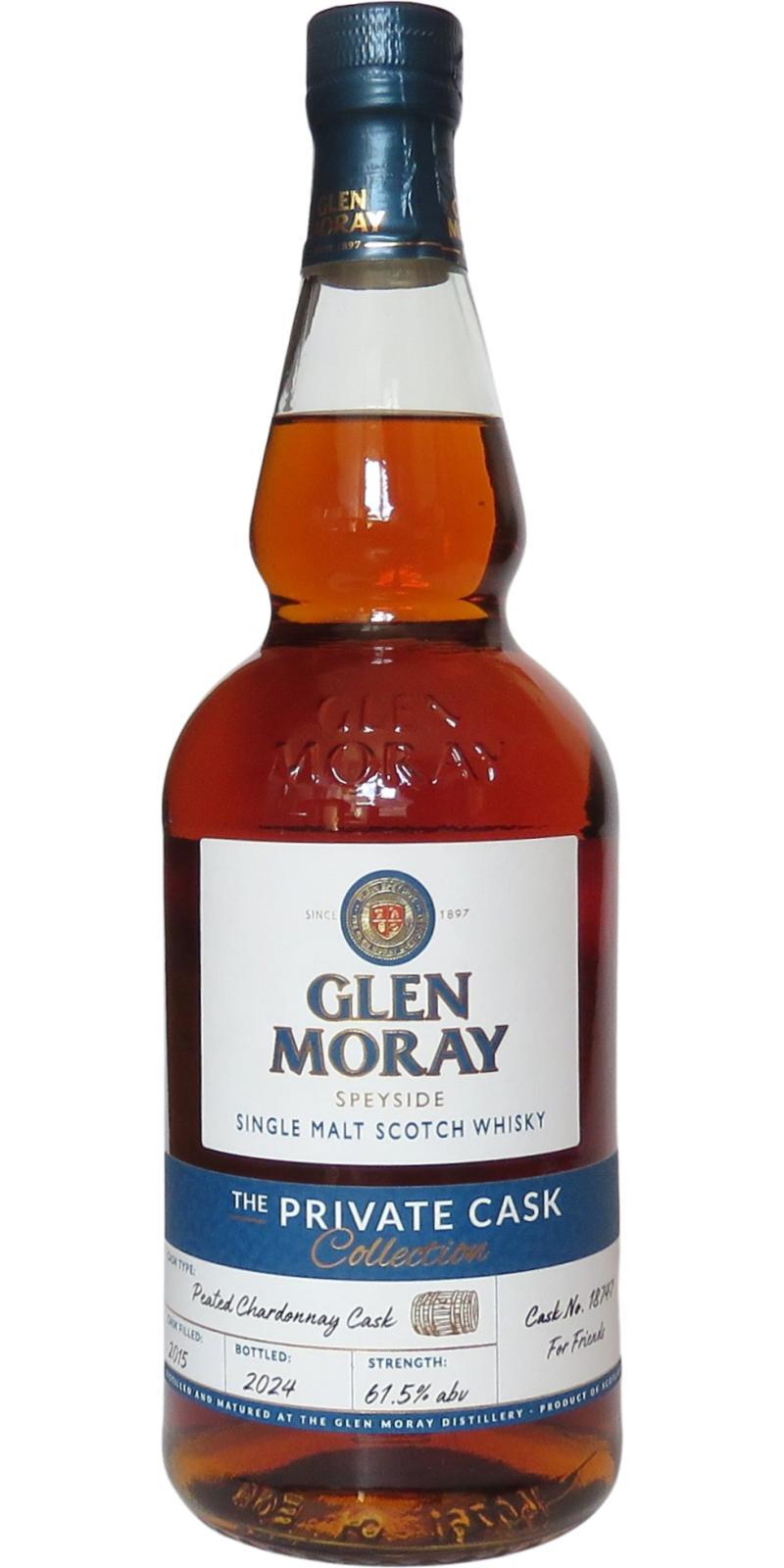 Glen Moray 2015  Hand bottled at the Distillery
