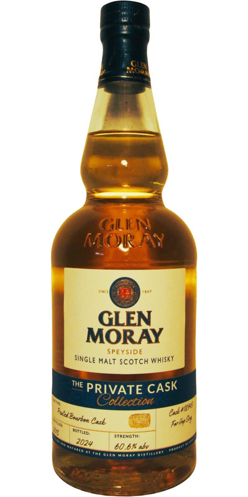 Glen Moray 2015  Hand Bottled at the Distillery
