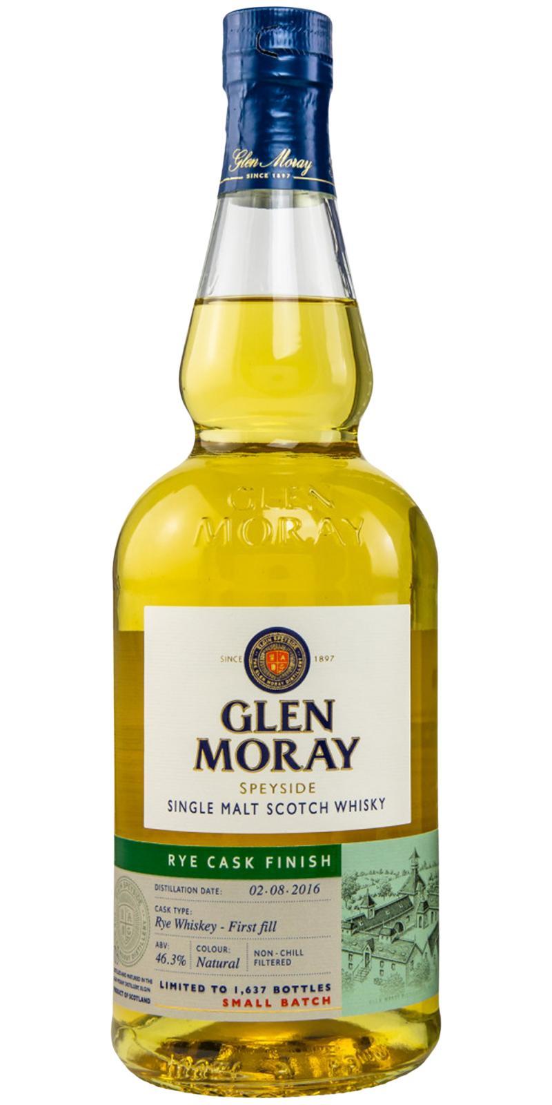 Glen Moray 2016  Elgin Curiosity - Rye Cask Finish