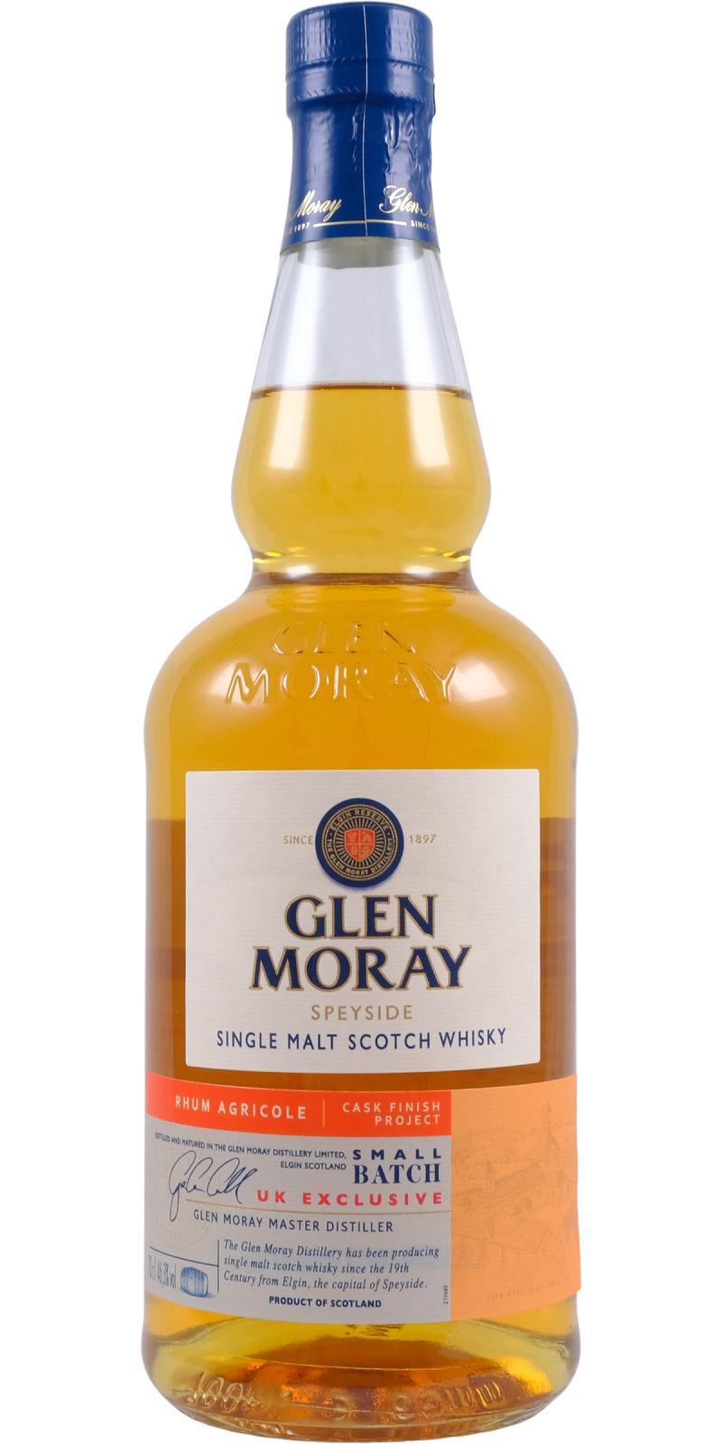 Glen Moray Rhum Agricole  Elgin Curiosity - Cask Finish Project