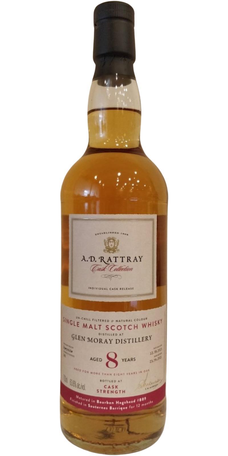 Glen Moray 2013 DR  Individual Cask Release