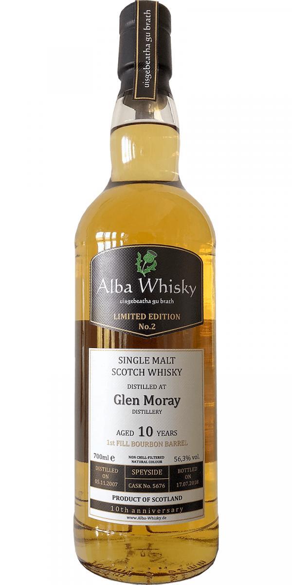 Glen Moray 2007 AWS Limited Edition No. 2