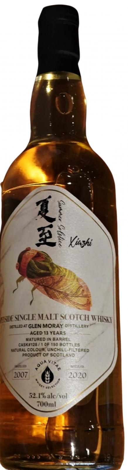 Glen Moray 2007 AqV  Summer Solstice - Xiazhi