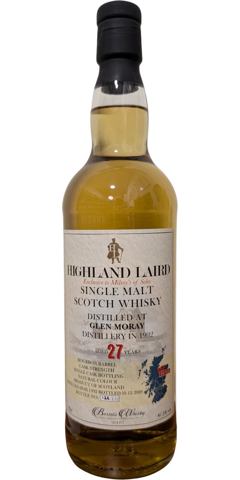 Glen Moray 1992 BRI  Highland Laird