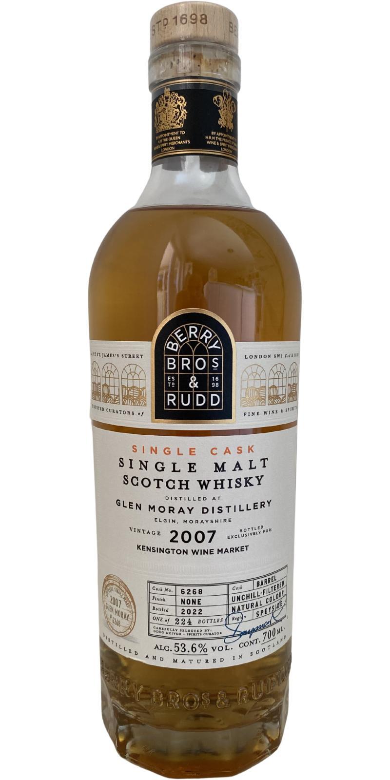 Glen Moray 2007 BR  Single Cask