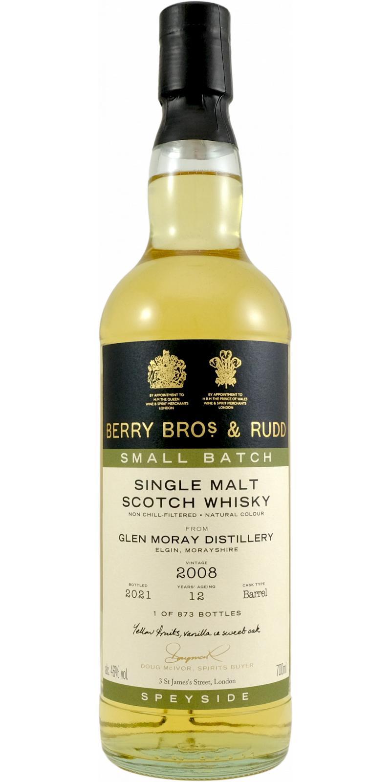 Glen Moray 2008 BR  Small Batch
