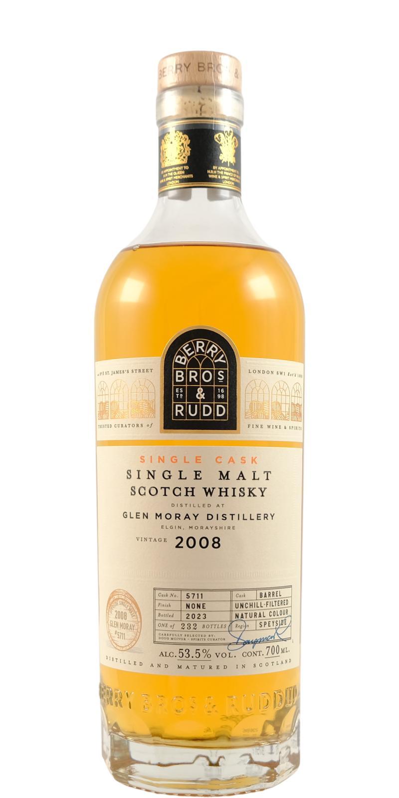 Glen Moray 2008 BR  Single Cask