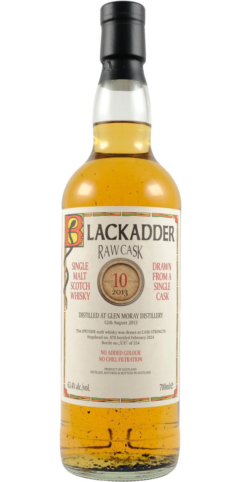 Glen Moray 2013 BA  Raw Cask