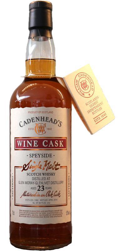 Glen Moray 1992 CA  Wood Range - Wine Cask