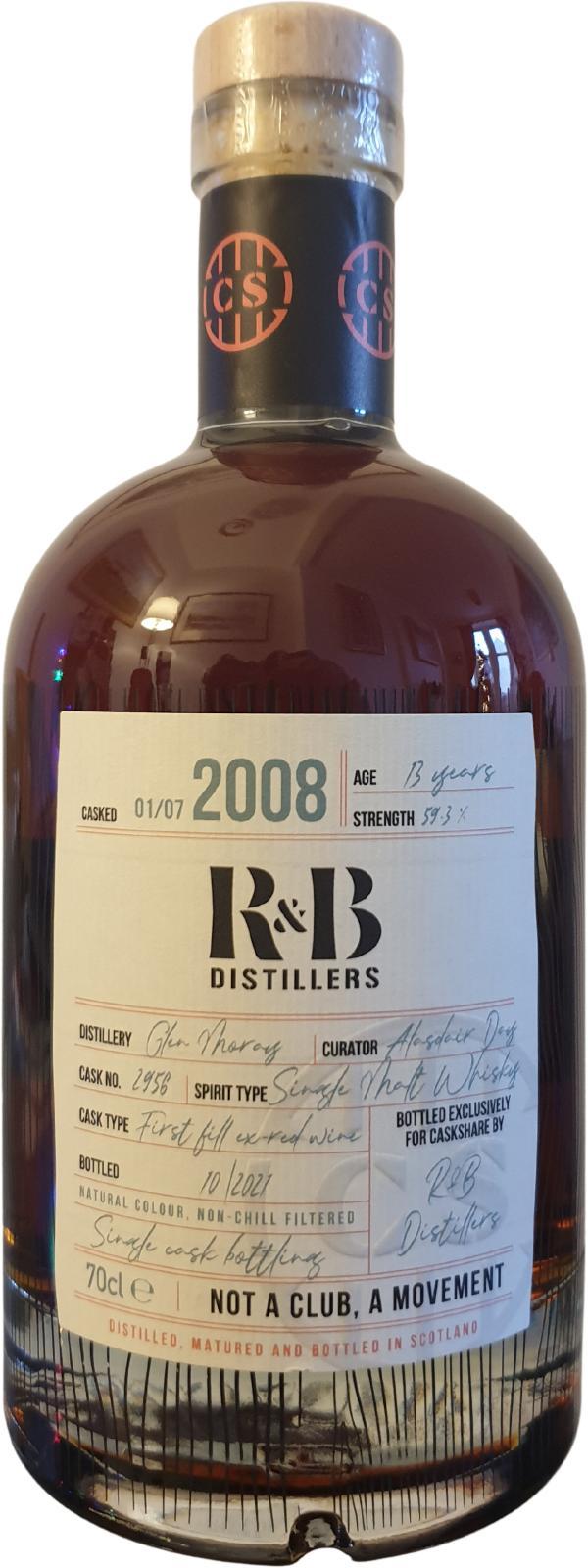 Glen Moray 2008 Csks