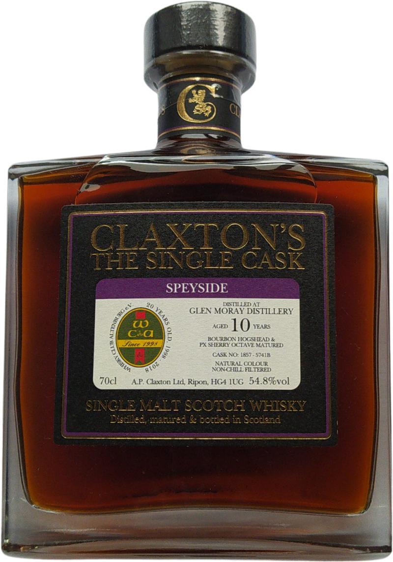 Glen Moray 10-year-old Cl  The Single Cask