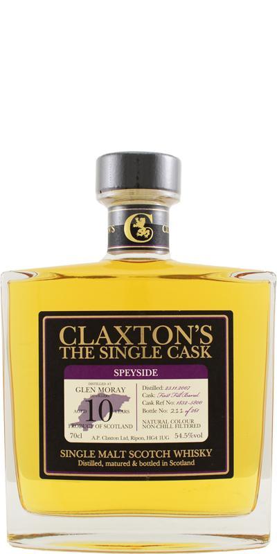 Glen Moray 2007 Cl  The Single Cask