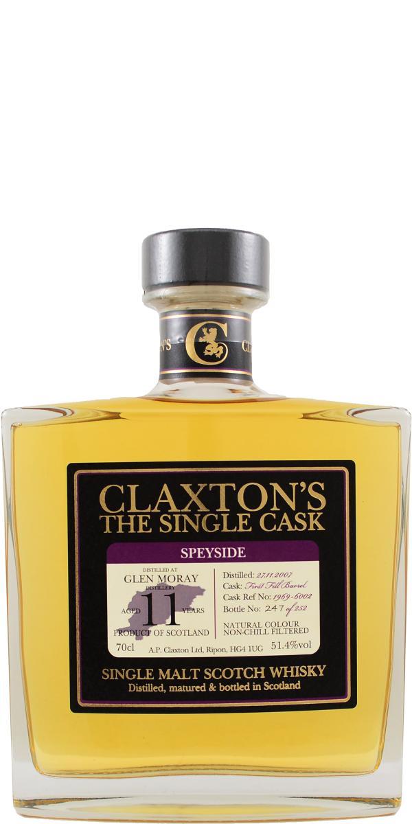 Glen Moray 2007 Cl  The Single Cask
