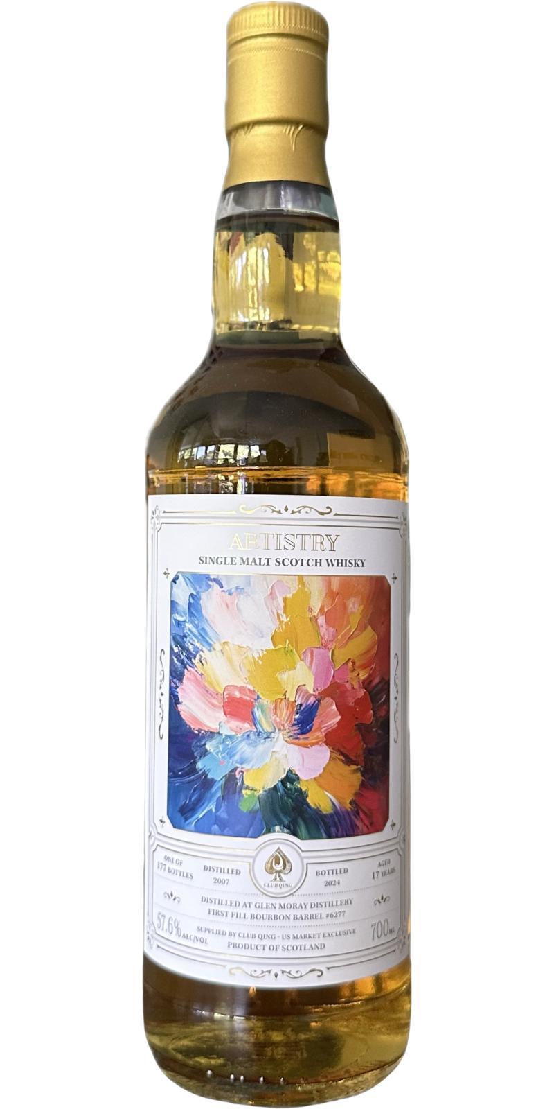 Glen Moray 2007 CQ  Artistry