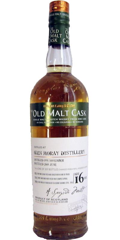 Glen Moray 1991 DL  The Old Malt Cask