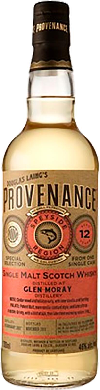 Glen Moray 2007 DL  Provenance
