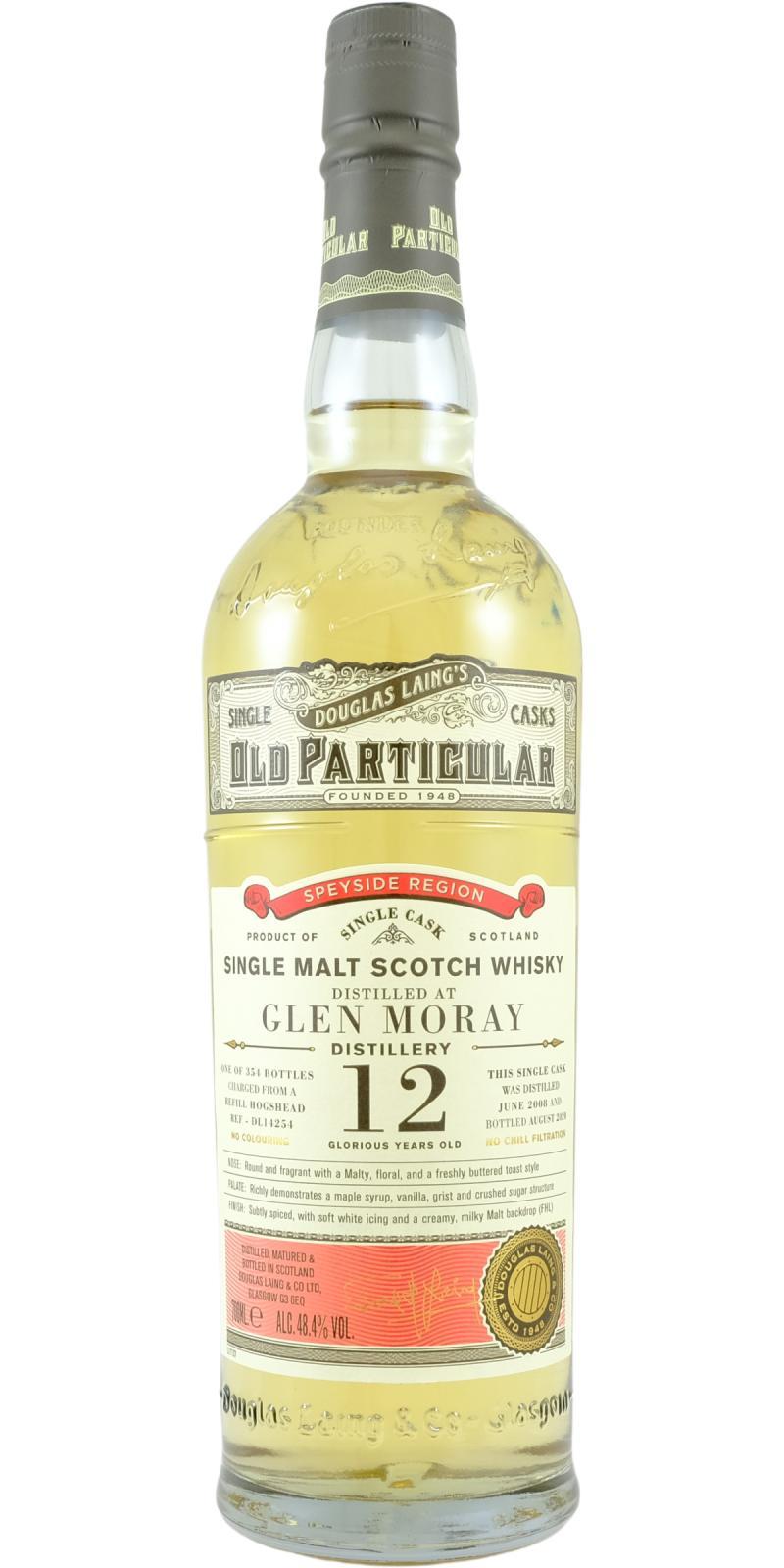 Glen Moray 2008 DL  Old Particular