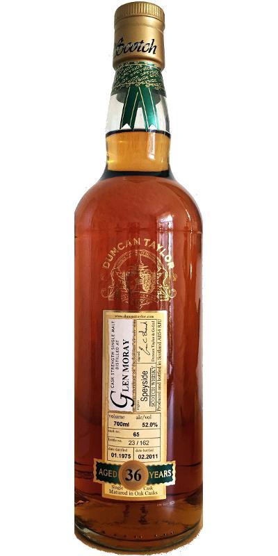 Glen Moray 1975 DT  Rare Auld