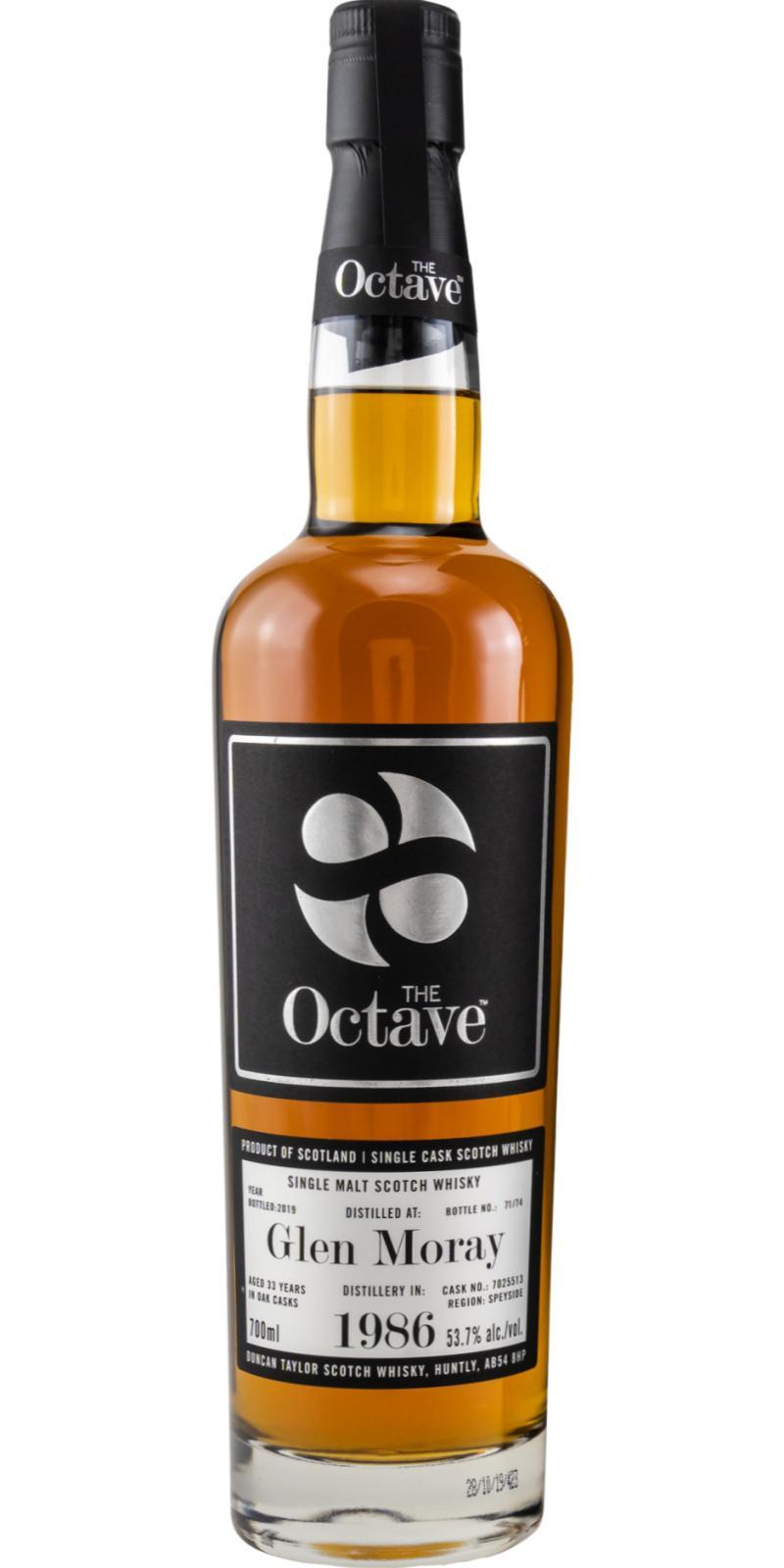 Glen Moray 1986 DT  The Octave Premium
