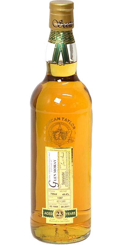 Glen Moray 1988 DT  Rare Auld