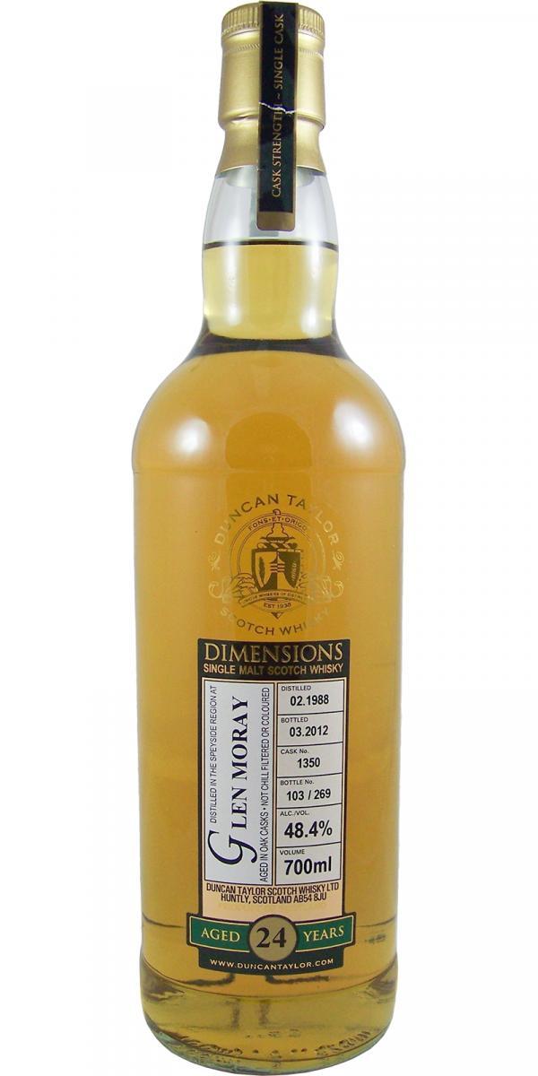 Glen Moray 1988 DT  Dimensions