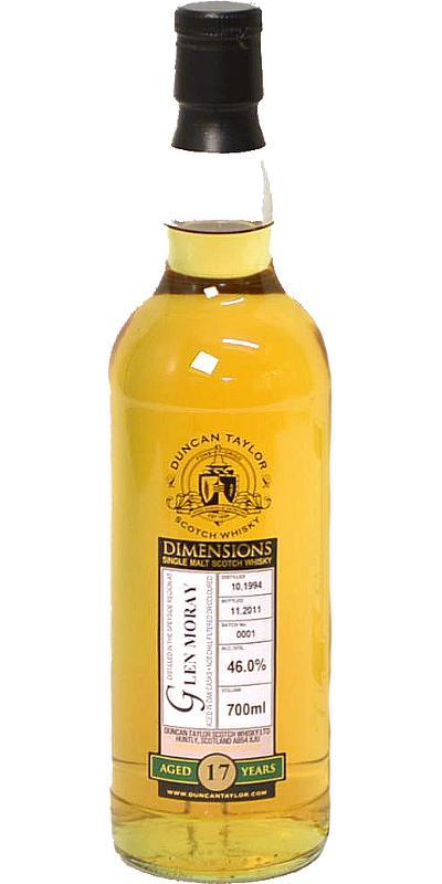 Glen Moray 1994 DT  Dimensions