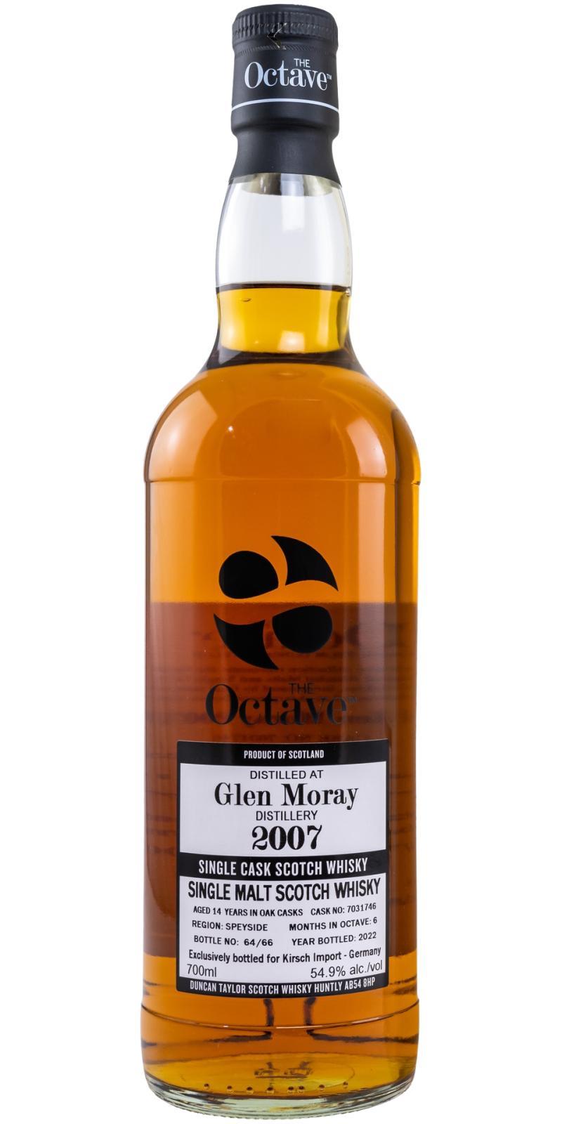 Glen Moray 2007 DT  The Octave