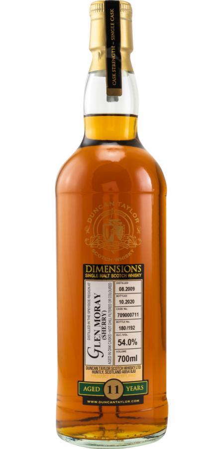 Glen Moray 2009 DT  Dimensions