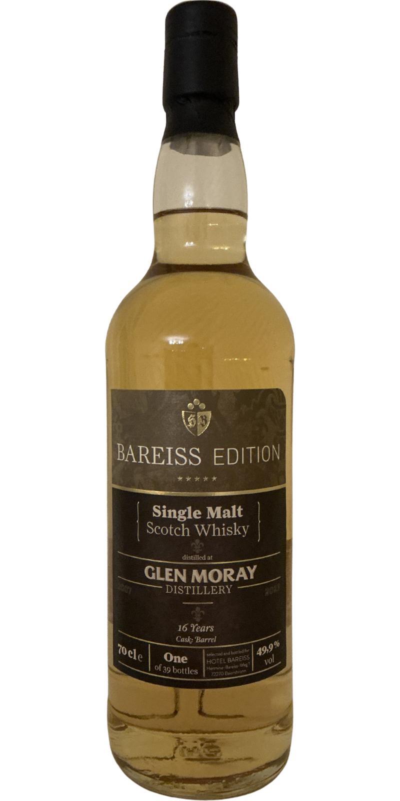 Glen Moray 2007 ExkM  Bareiss Edition