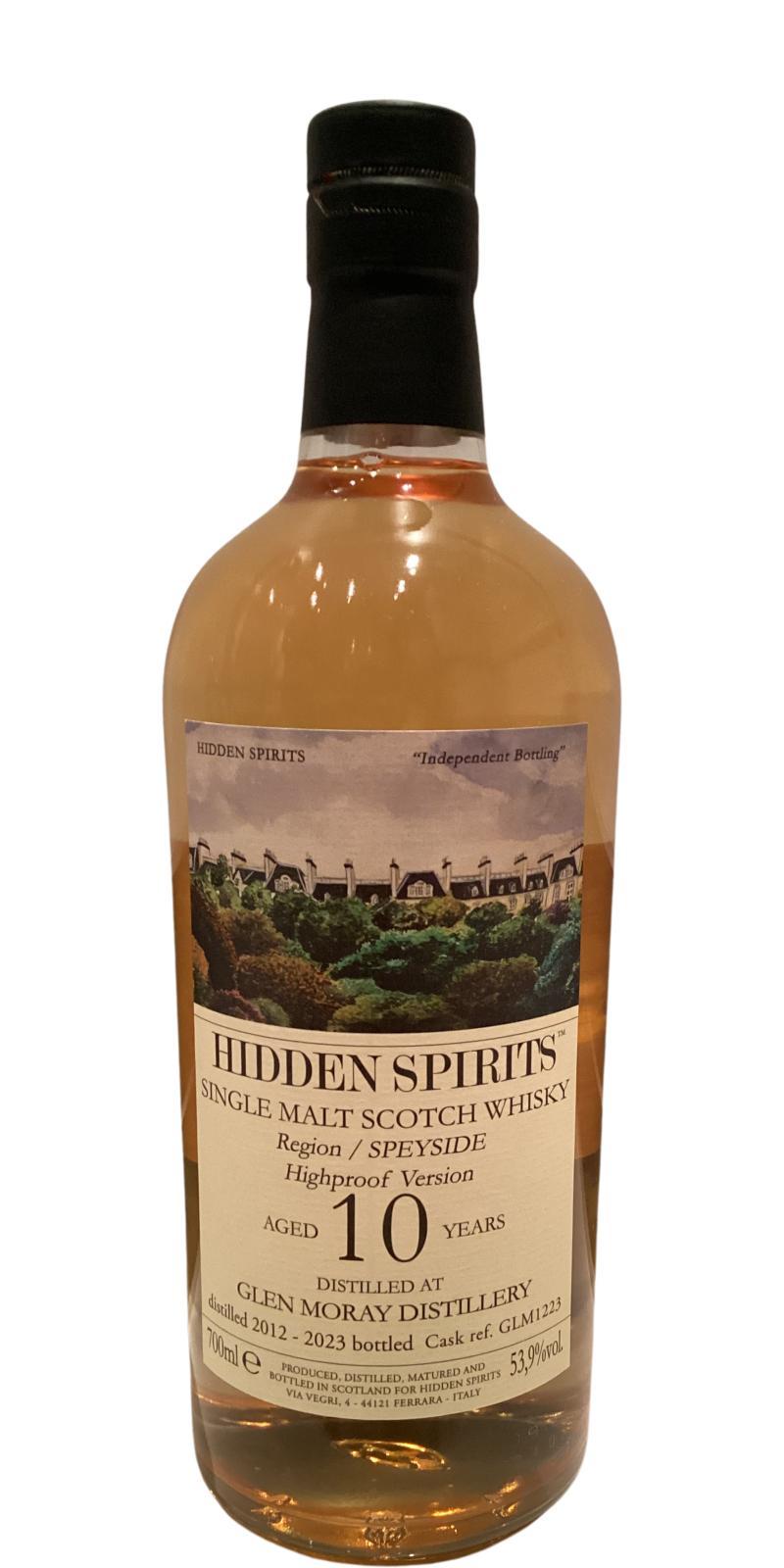 Glen Moray 2012 HiSp  Highproof