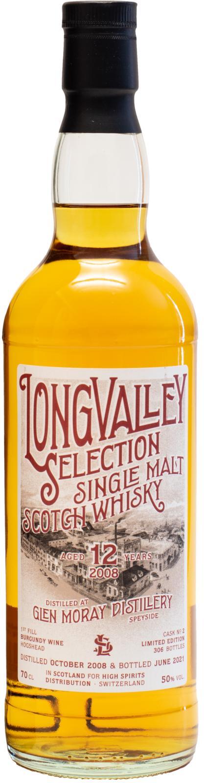 Glen Moray 2008 HSD  Longvalley Selection