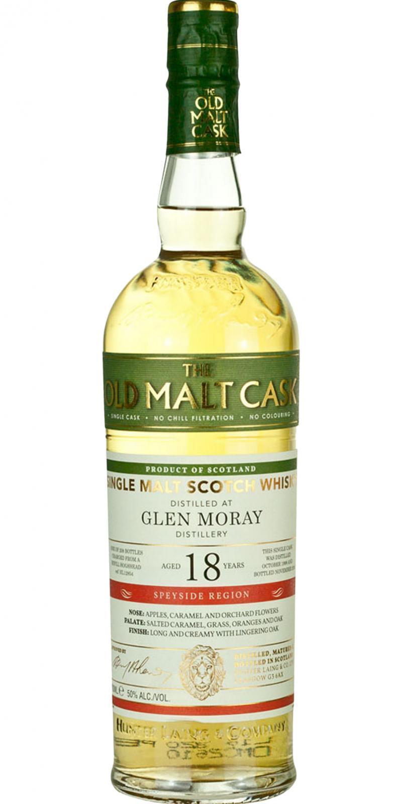 Glen Moray 1998 HL  The Old Malt Cask