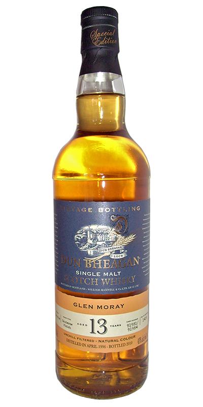Glen Moray 1996 IM  Dun Bheagan