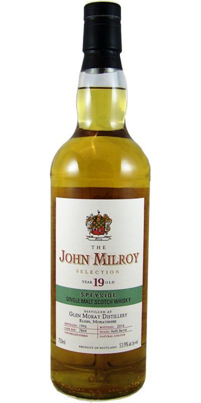 Glen Moray 1996 JY  The John Milroy Selection