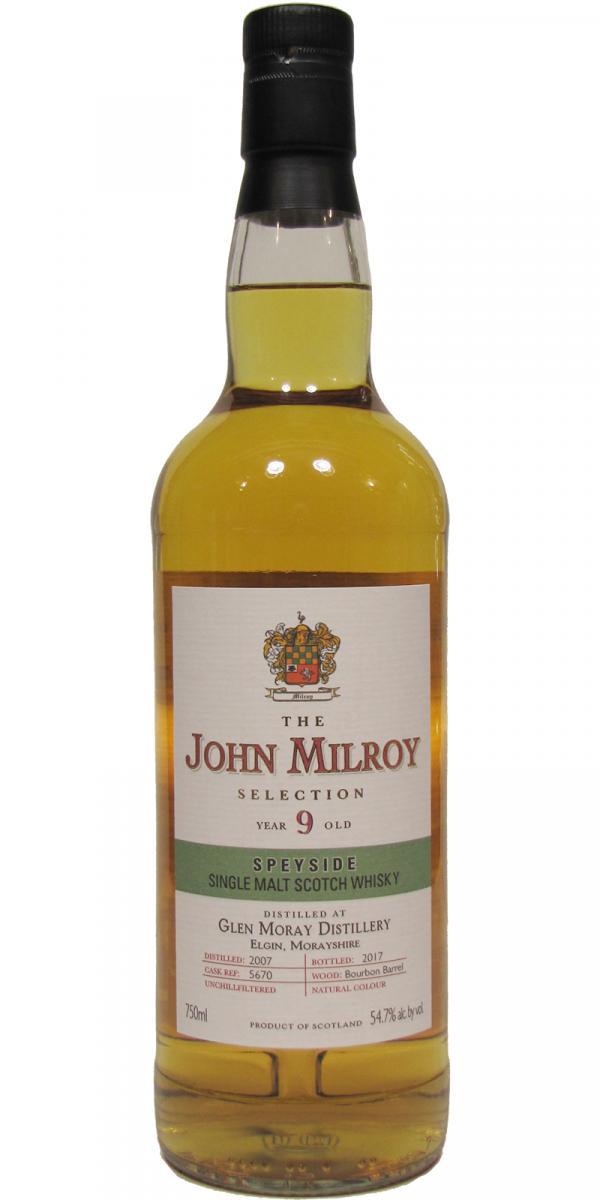 Glen Moray 2007 JY  The John Milroy Selection