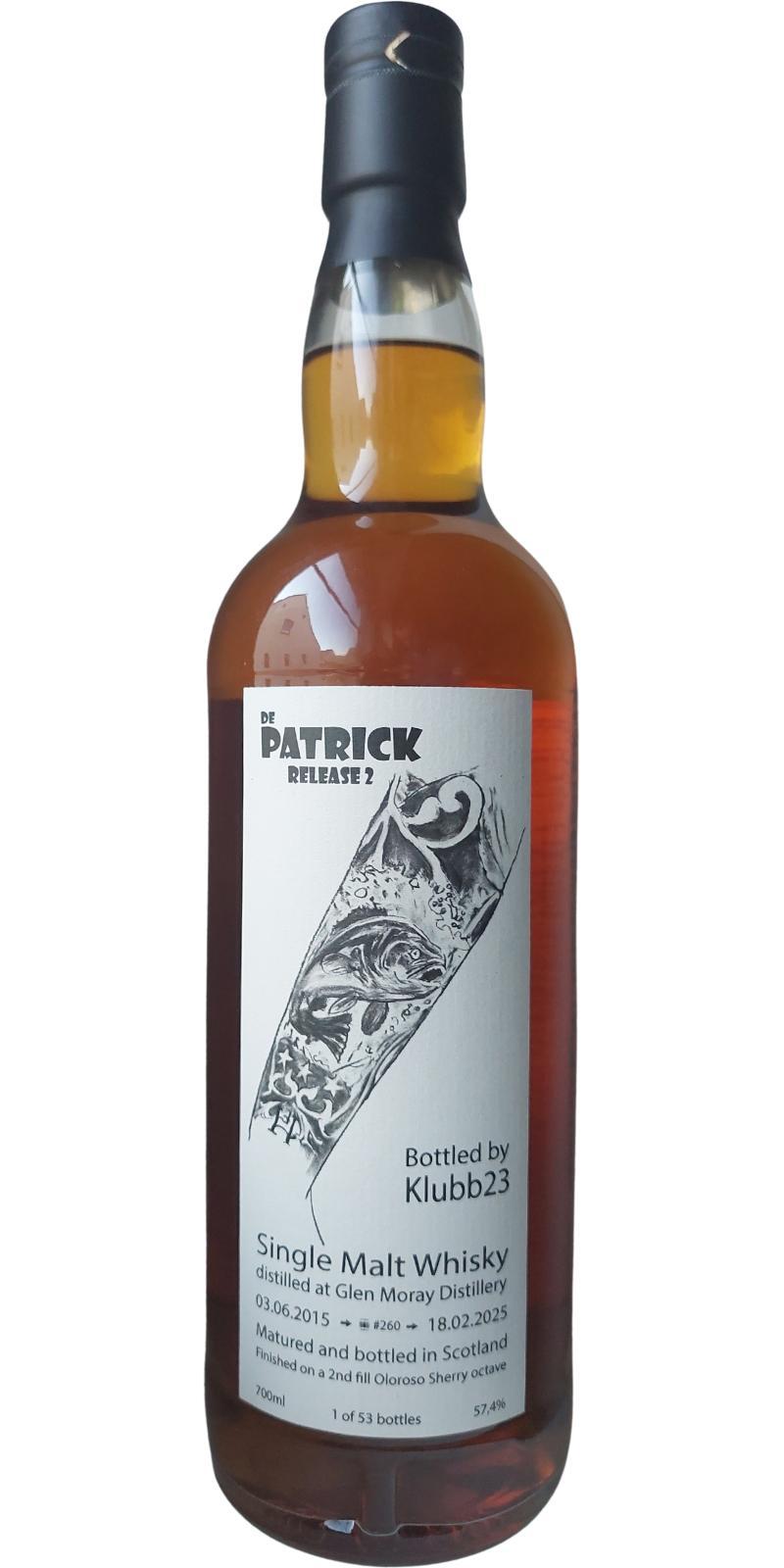 Glen Moray 2015 K23  De Patrick