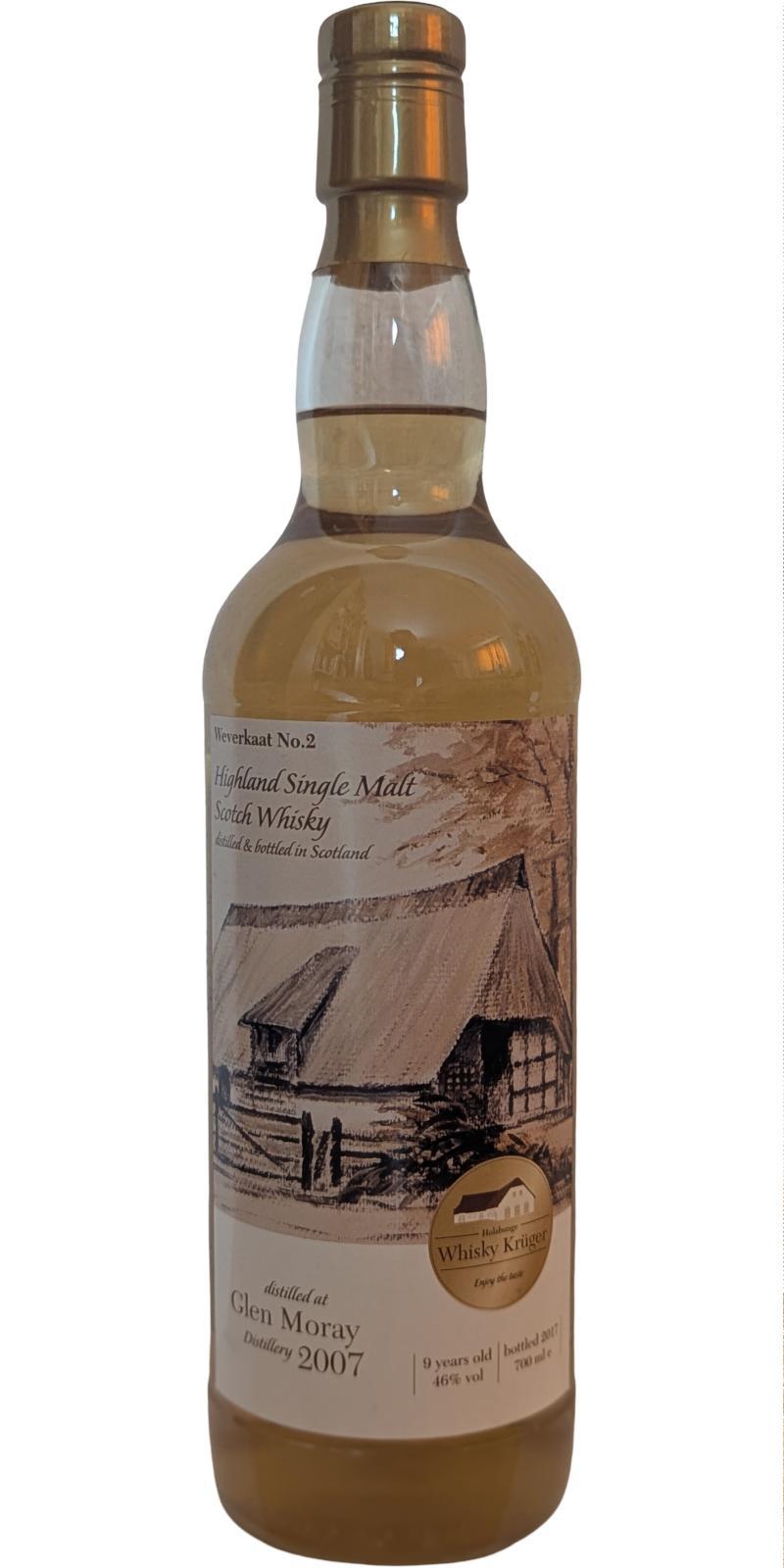 Glen Moray 2007 KW  Weverkaat No.2