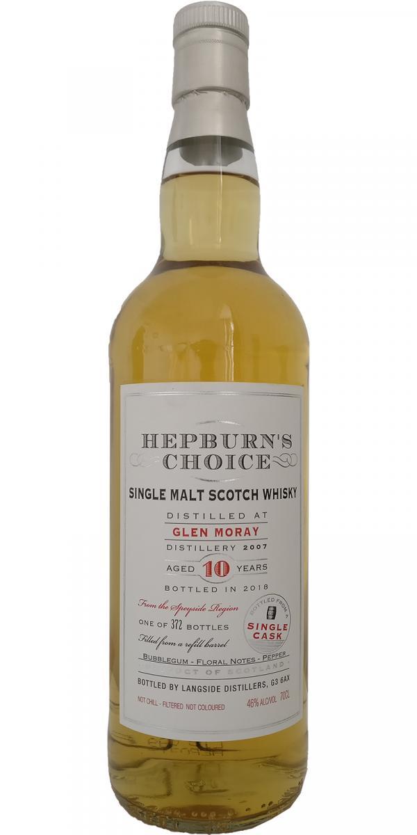 Glen Moray 2007 LsD  Hepburn's Choice