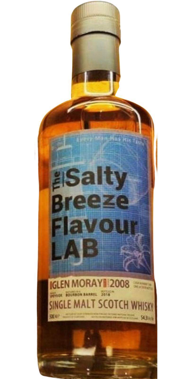 Glen Moray 2008 MSC  The Salty Breeze Flavour LAB