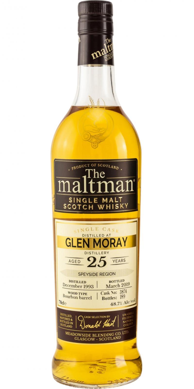 Glen Moray 1993 MBl  The Maltman