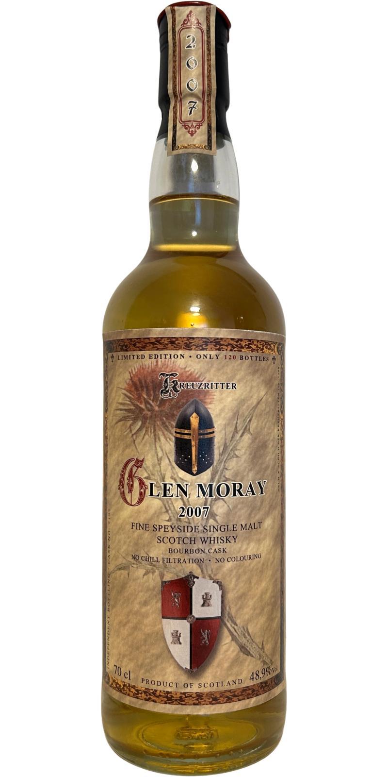 Glen Moray 2007 MT  Kreuzritter Collection