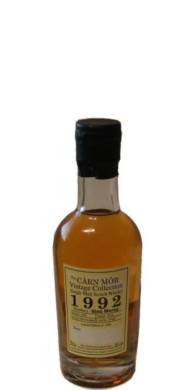 Glen Moray 1992 MMcK  Càrn Mòr Strictly Single Cask
