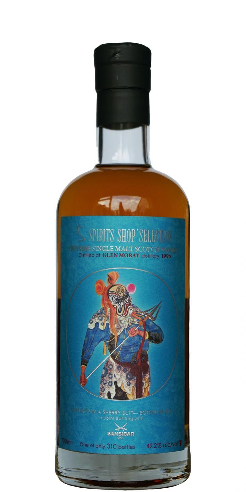 Glen Moray 1996 Sb  Spirits Shop' Selection