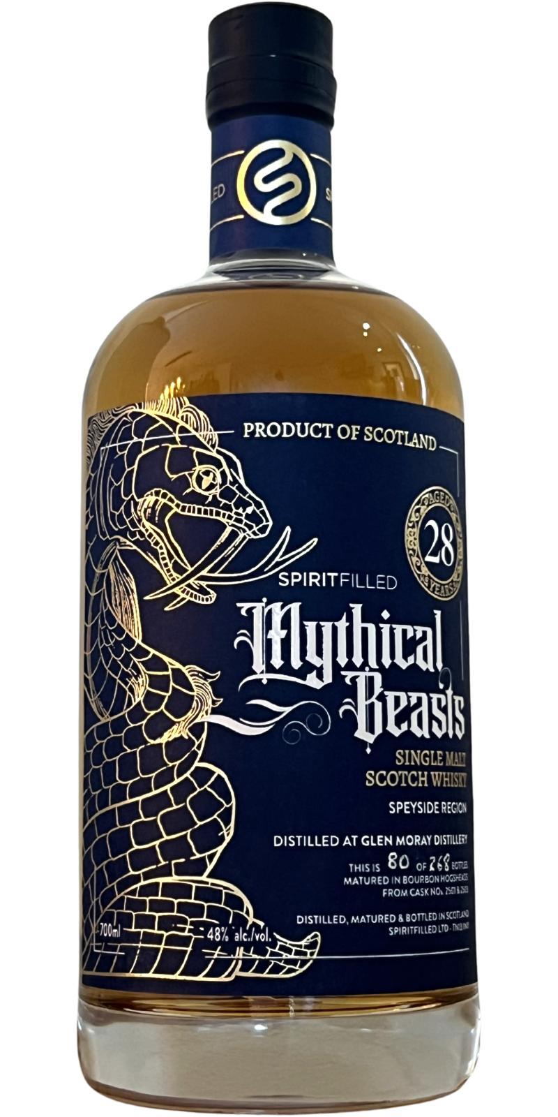 Glen Moray 28-year-old SpFi  Mythical Beasts