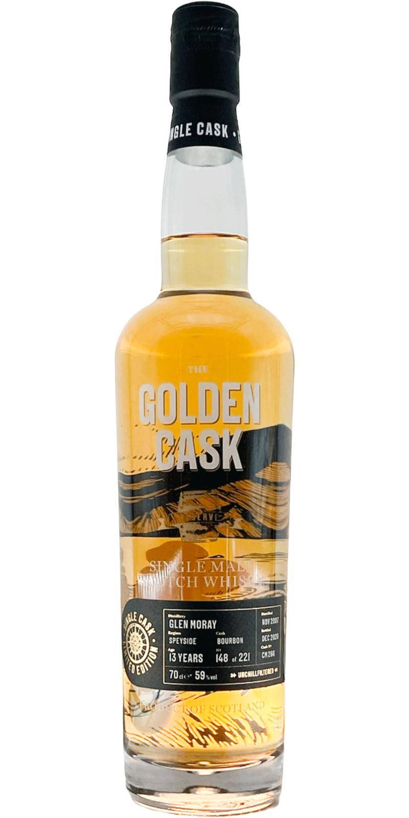 Glen Moray 2007 HMcD  The Golden Cask