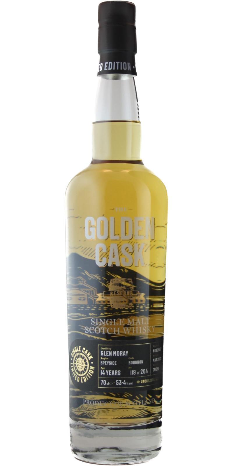Glen Moray 2007 HMcD  The Golden Cask