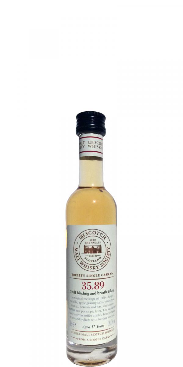 Glen Moray 17-year-old SMWS 35.89  Spell-binding and breath-taking