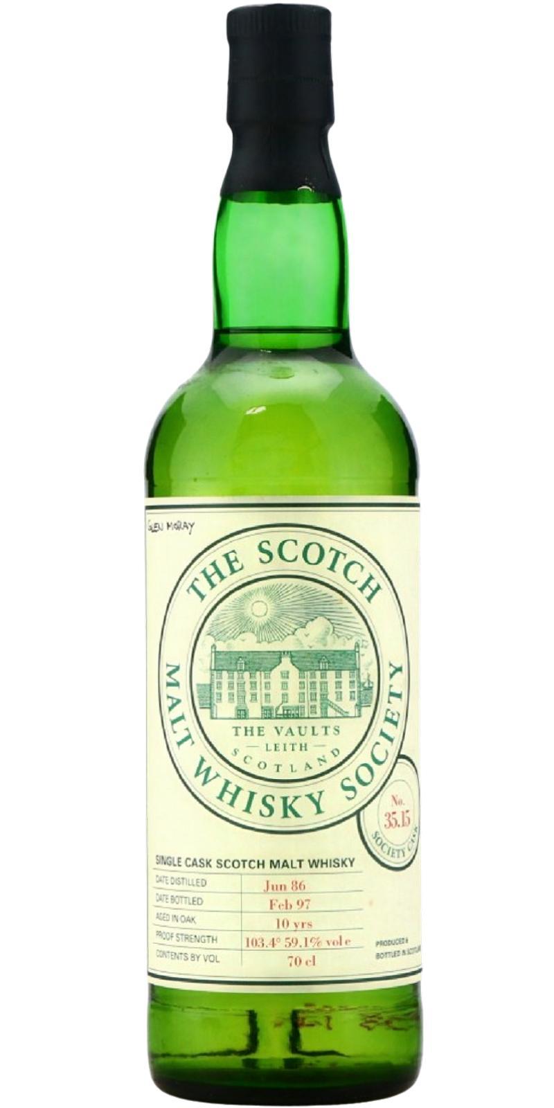 Glen Moray 1986 SMWS 35.15